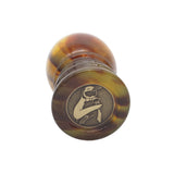 Tortoise Handcrafted Shaving Brush Handle (fits 24mm, 26mm knots) | Handcrafted Brush Handle | AP Shave Co.