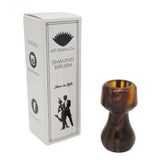 Tortoise Handcrafted Shaving Brush Handle (fits 20mm, 22mm knots) | Handcrafted Brush Handle | AP Shave Co.
