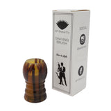 Tortoise Handcrafted Shaving Brush Handle (fits 24mm, 26mm knots) | Handcrafted Brush Handle | AP Shave Co.