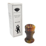 Tortoise Handcrafted Shaving Brush Handle (fits 24mm, 26mm knots) | Handcrafted Brush Handle | AP Shave Co.