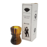 Tortoise Handcrafted Shaving Brush Handle (fits 24mm, 26mm knots) | Handcrafted Brush Handle | AP Shave Co.