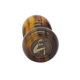 Tortoise Handcrafted Shaving Brush Handle (fits 24mm, 26mm knots) | Handcrafted Brush Handle | AP Shave Co.