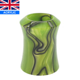 Toxic Green Handcrafted Shaving Brush Handle (fits 24mm, 26mm knots) | Handcrafted Brush Handle | AP Shave Co.