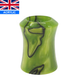 Toxic Green Handcrafted Shaving Brush Handle (fits 24mm, 26mm knots)