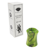 Toxic Green Handcrafted Shaving Brush Handle (fits 24mm, 26mm knots)