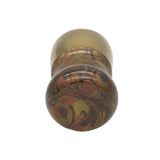 Tri-Bronze Handcrafted Shaving Brush Handle (fits 28mm, 30mm knots)