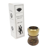Tri-Bronze Handcrafted Shaving Brush Handle (fits 28mm, 30mm knots)