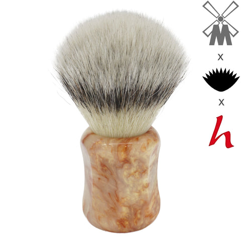 25mm Mühle STF XLarge x AP Shave Co. Crushed Mud Resin Handle #173, Manufactured by Shavemac (Wholesale)