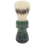 24mm Semogue Striped Boar Premium x AP Shave Co. Joker Ebonite Handcrafted Handle