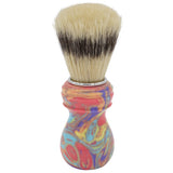 24mm Semogue Striped Boar Premium x AP Shave Co. Pastel Tie Dye Handcrafted Handle