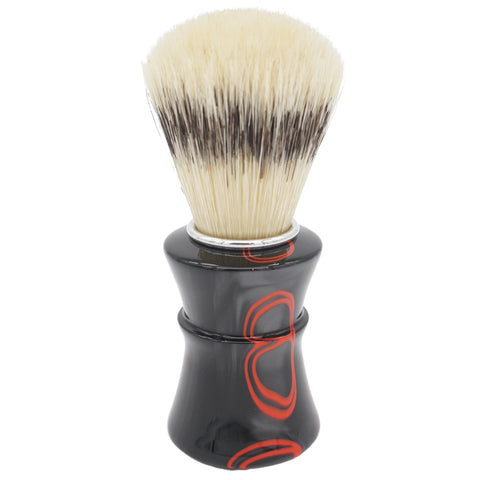 24mm Semogue Striped Boar Premium x AP Shave Co. Sith Handcrafted Handle