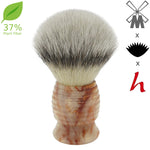 25mm Mühle STF XLarge 37% Plant Fiber x AP Shave Co. Crushed Mud Resin Handle #84, Manufactured by Shavemac