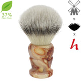 25mm Mühle STF XLarge 37% Plant Fiber x AP Shave Co. Crushed Mud Resin Handle #86, Manufactured by Shavemac