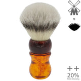 25mm Mühle STF XLarge Dense++ Original x AP Shave Co. Amber Smoke Handle