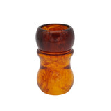 Amber Smoke Shaving Brush Handle (fits 24mm, 25mm, 26mm knots)