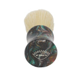 24mm Semogue SOC Boar Premium, Selected x AP Shave Co. Dark Abalone Resin Handle #386, Manufactured by Shavemac
