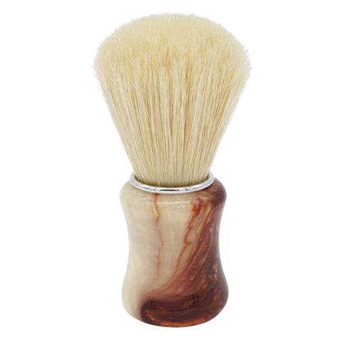 24mm Semogue SOC Boar Premium, Selected x AP Shave Co. Crushed Mud Resin Handle #386, Manufactured by Shavemac