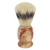 24mm Semogue Striped Boar Premium x AP Shave Co. Crushed Mud Resin Handle #84, Manufactured by Shavemac