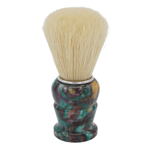 24mm Semogue SOC Boar Premium, Selected x AP Shave Co. Dark Abalone Resin Handle #86, Manufactured by Shavemac