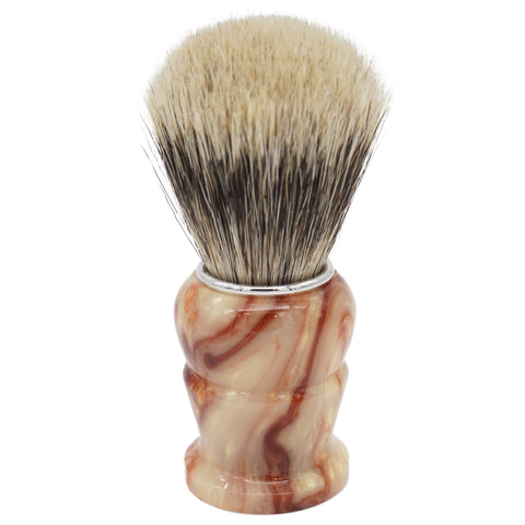 24mm Semogue Mistura Badger/Boar x AP Shave Co. Crushed Mud Resin Handle #86, Manufactured by Shavemac