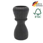 Black Wood Shaving Brush Handle | FSC Certified Wood | (fits 24mm, 26mm knots)