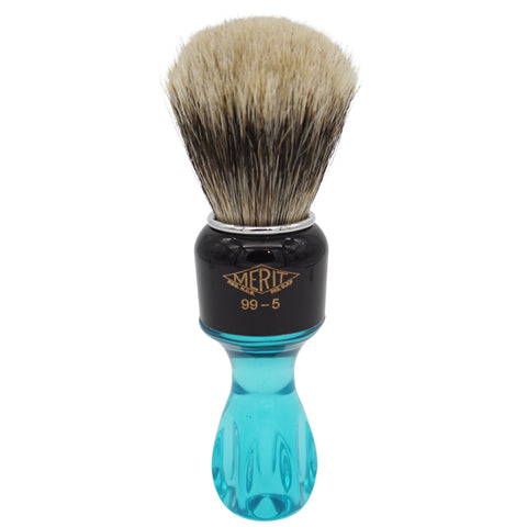 24mm Semogue Mistura Badger/Boar x Black & Clear Blue Merit 99-5 by Heritage Collection