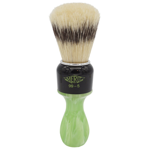 24mm Semogue Striped Boar Premium x Black & Green  Merit 99-5 by Heritage Collection