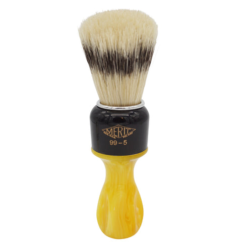 24mm Semogue Striped Boar Premium x Black & Yellow Merit 99-5 by Heritage Collection