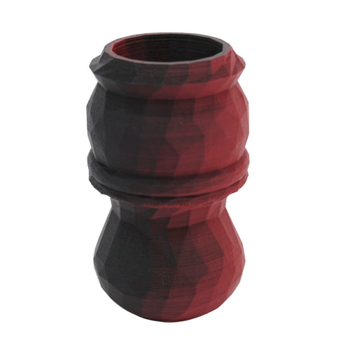 3D Printed Crimson Shadow Shaving Brush Handle by Spot Prints (fits 24mm, 25mm, 26mm knots)