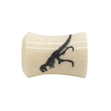 Dinosaur Etched Series Ivory Handle (fits 28mm, 30mm knots)