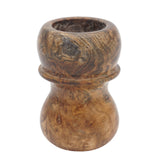 Elm Burl Stabilized Wood Handcrafted Shaving Brush Handle (fits 24mm, 26mm knots)
