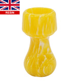 Lemon Drop Handcrafted Shaving Brush Handle (fits 24mm, 26mm knots)