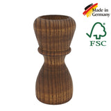 Rustic Brown Wood Shaving Brush Handle | FSC Certified Wood | (fits 24mm, 26mm knots)
