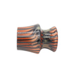 Orange Tigris Perla Handcrafted Shaving Brush Handle (fits 24mm, 26mm knots)