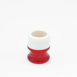 Ivory Red Shaving Brush Handle (fits 20mm, 22mm knots) | Shaving Brush Handle | AP Shave Co.