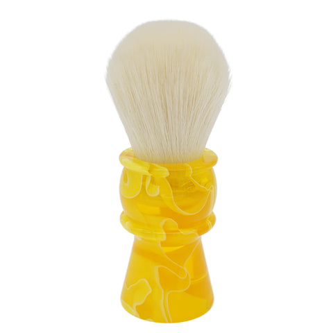 AP Shave Co. 24mm Cashmere Bulb Synthetic Shaving Brush - Yellow