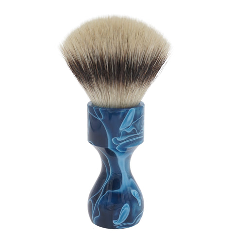 AP Shave Co. 24mm M.i.G Hybrid Shape Synthetic Shaving Brush - Blue