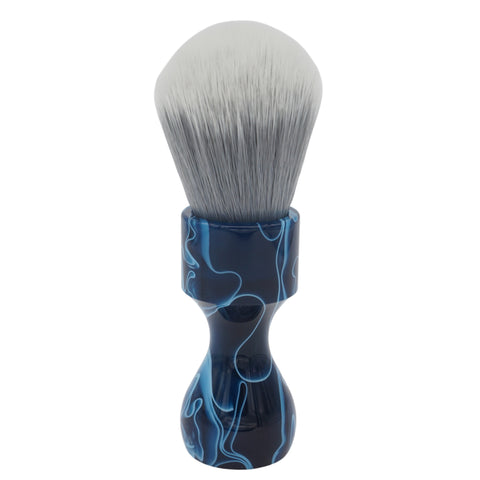 AP Shave Co. 24mm Silksmoke Synthetic Shaving Brush - Blue