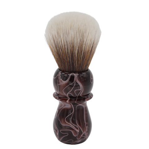 AP Shave Co. 24mm Synbad Bulb Synthetic Shaving Brush - Brown