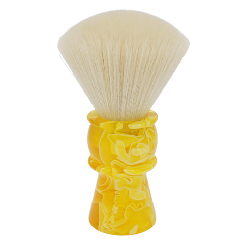 AP Shave Co. 26mm Cashmere Fan Synthetic Shaving Brush - Yellow