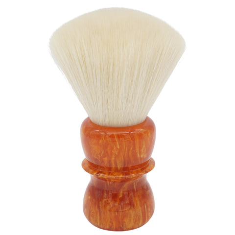 AP Shave Co. 26mm Cashmere Fan Synthetic Shaving Brush - Golden Butterscotch