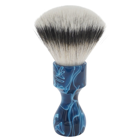 AP Shave Co. 26mm lndependent Fan Synthetic Shaving Brush - Blue