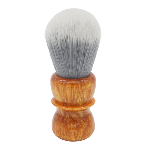 AP Shave Co. 26mm Silksmoke Synthetic Shaving Brush - Golden Butterscotch