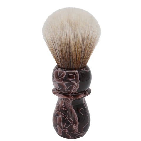 AP Shave Co. 26mm Synbad Bulb Synthetic Shaving Brush - Brown