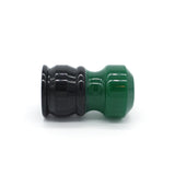 Black Green Shaving Brush Handle (fits 26mm, 28mm knots) | Shaving Brush Handle | AP Shave Co.