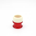 Ivory Red Shaving Brush Handle (fits 24mm, 26mm knots) | Shaving Brush Handle | AP Shave Co.