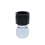 SCRATCH & DENT Black & Clear Shaving Brush Handle (fits 24mm, 26mm knots) | Shaving Brush Handle | AP Shave Co.