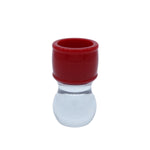 Red & Clear Shaving Brush Handle (fits 24mm, 26mm knots) | Shaving Brush Handle | AP Shave Co.