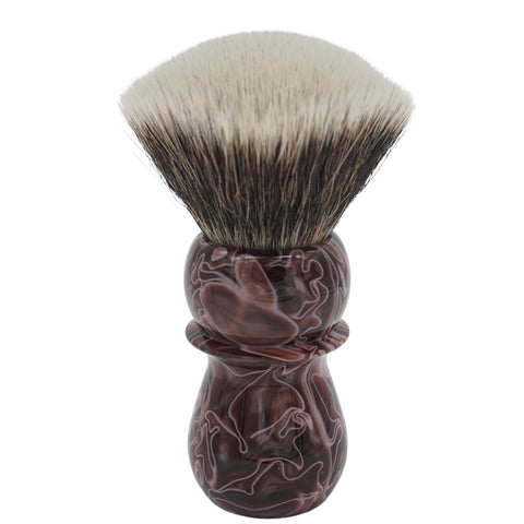 AP Shave Co. 28mm G5C Synthetic Shaving Brush - Brown