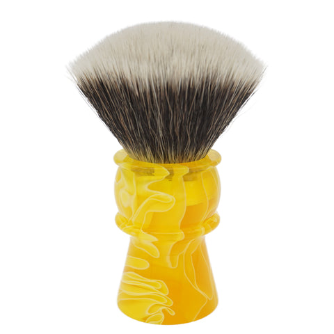 AP Shave Co. 28mm G5C Synthetic Shaving Brush - Yellow